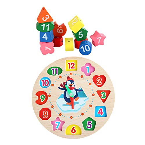 Warmhm 1 Satz Hölzerne Uhr Kinderuhr Blockiert Blockieren Kognitives Für Mit Uhrblöcken Aus Holz Holzblockspielzeug Bausteinspielzeug Colorful Warmhm 1 Satz Hölzerne Uhr Kinderuhr Blockiert Blockieren Kognitives Für Mit Uhrblöcken Aus Holz Holzblockspielzeug Bausteinspielzeug Colorful von Warmhm