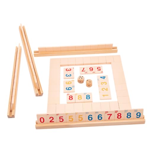 Warmhm 1 Satz Holz Shut The Box Interaktives Würfelspiel für Familien und Erwachsene Tragbares Gesellschaftsspiel für Partys und Freizeit Spieler für Bar Camping und Zuhause Warmhm 1 Satz Holz Shut The Box Interaktives Würfelspiel für Familien und Erwachsene Tragbares Gesellschaftsspiel für Partys und Freizeit Spieler für Bar Camping und Zuhause von Warmhm