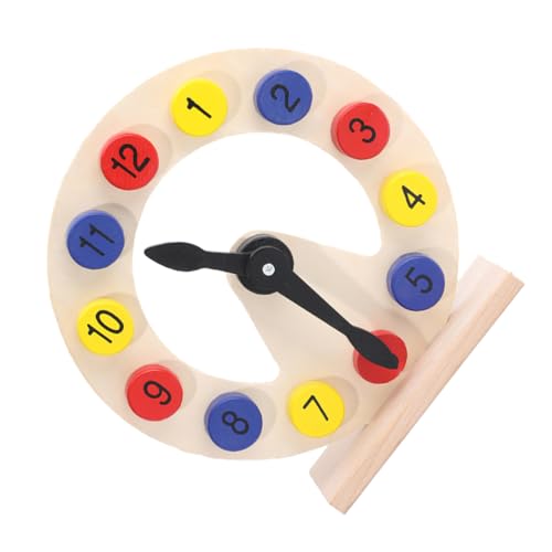 Warmhm 1 Satz Holz Uhr Lernspielzeug für Sortieruhr mit Digitaluhr Design Pädagogisches Farben Formen für Jungen und Jahren Warmhm 1 Satz Holz Uhr Lernspielzeug für Sortieruhr mit Digitaluhr Design Pädagogisches Farben Formen für Jungen und Jahren von Warmhm