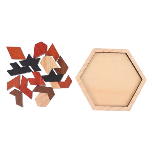 Warmhm 1 Satz Holzpuzzle für DIY Tangram für Kreatives und Sowie Formenerkennung für Entwicklung von Geduld und Feinmotorik Pädagogisches für Vorschulkinder Warmhm 1 Satz Holzpuzzle für DIY Tangram für Kreatives und Sowie Formenerkennung für Entwicklung von Geduld und Feinmotorik Pädagogisches für Vorschulkinder von Warmhm