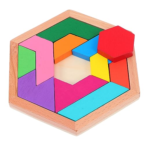 Warmhm 1 Satz Holzpuzzle für Eck Tangram Puzzle Lernspielzeug für Kognitive Fähigkeiten und Hand Auge Koordination Montessori Sicheres Holzspielzeug ohne Scharfe Kanten Warmhm 1 Satz Holzpuzzle für Eck Tangram Puzzle Lernspielzeug für Kognitive Fähigkeiten und Hand Auge Koordination Montessori Sicheres Holzspielzeug ohne Scharfe Kanten von Warmhm