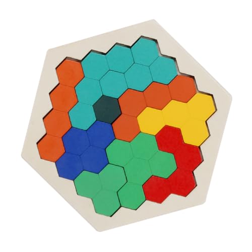 Warmhm 1 Satz Holzpuzzle für Geometrisches Hexagon Puzzle mit Holzspielzeug für Frühkindliche Entwicklung Fördert Kreativität und Beobachtungsgabe Sicher und Langlebig Warmhm 1 Satz Holzpuzzle für Geometrisches Hexagon Puzzle mit Holzspielzeug für Frühkindliche Entwicklung Fördert Kreativität und Beobachtungsgabe Sicher und Langlebig von Warmhm