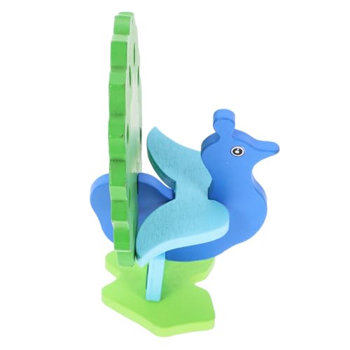 Warmhm 1 Satz Holzpuzzle für Pädagogisches Lernspielzeug Tier Motive Hand Auge Koordination Interaktives für Kleinkinder Montessori für Jungen von Warmhm