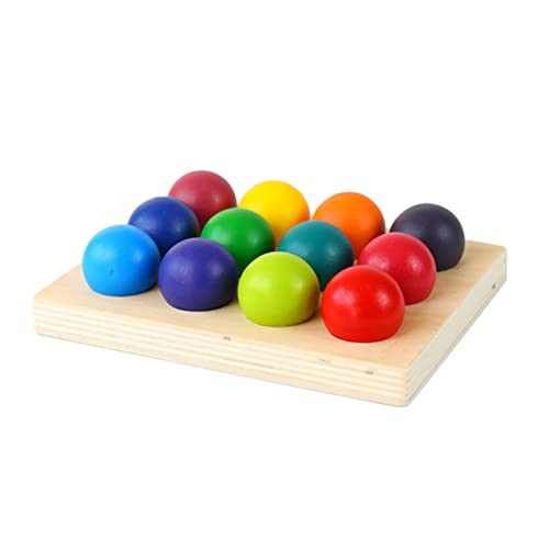 Warmhm 1 Satz Holzspielzeug Für Die Frühe Bildung Regenbogen- Aus Holz Bildungsspielzeug Farblich Identifizieren Frühes Lernen Farbabstimmungstafel Hölzern Warmhm 1 Satz Holzspielzeug Für Die Frühe Bildung Regenbogen- Aus Holz Bildungsspielzeug Farblich Identifizieren Frühes Lernen Farbabstimmungstafel Hölzern von Warmhm