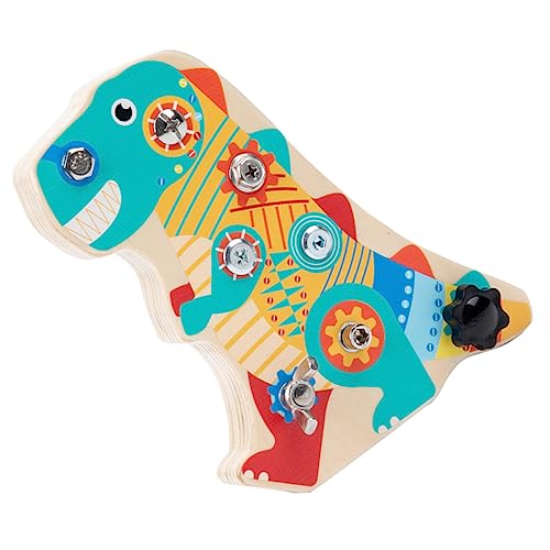 Warmhm 1 Satz Holzspielzeug für Montessori Schraubenspielzeug mit Bunten Dinosauriern für Motorische Fähigkeiten und Kognitive Entwicklung Perfektes für Jungen Warmhm 1 Satz Holzspielzeug für Montessori Schraubenspielzeug mit Bunten Dinosauriern für Motorische Fähigkeiten und Kognitive Entwicklung Perfektes für Jungen von Warmhm