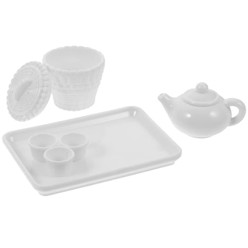 Warmhm 1 Satz Japanisches Teeservice Miniatur-Dinge Miniatur- Mini- -küchenzubehör Puppenhaus Teegeschirr Küchenspielzeug Zum Puppenhaus Teetasse Weiß Plastik Warmhm 1 Satz Japanisches Teeservice Miniatur-Dinge Miniatur- Mini- -küchenzubehör Puppenhaus Teegeschirr Küchenspielzeug Zum Puppenhaus Teetasse Weiß Plastik von Warmhm