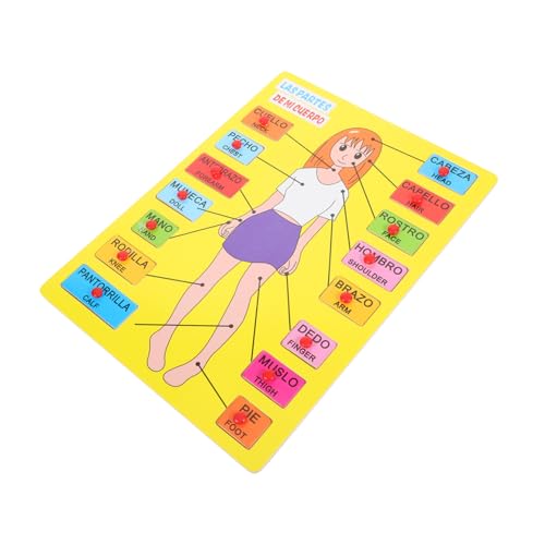Warmhm 1 Satz Kindererkennungsspielzeug Vorschule lehrreich Körper Rätsel Lernspielzeug für Kleinkinder Kinderspielzeug Lernspielzeug für die frühe Bildung Kleinkindspielzeug Holz Warmhm 1 Satz Kindererkennungsspielzeug Vorschule lehrreich Körper Rätsel Lernspielzeug für Kleinkinder Kinderspielzeug Lernspielzeug für die frühe Bildung Kleinkindspielzeug Holz von Warmhm