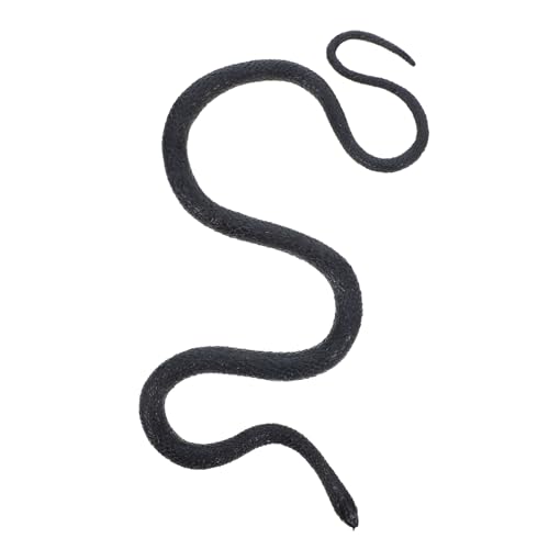 Warmhm 1 Satz Kniffliges Schlangen Zappeln Clip Knopf Matschig Verrückt Spiele Streich Piercings Gefälscht Trick Spielzeugschlange Bausatz Lustig Zubehör Black Plastik von Warmhm