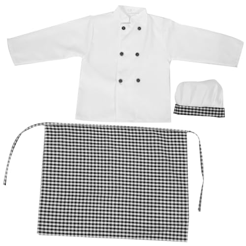 Warmhm 1 Satz Kochkostüm mit Schürze und Mütze Rollenspiel Outfit für Kleine Chefköche für Kreative Kochspiele Halloween und Geburtstagsfeiern Langlebig und Bequem Warmhm 1 Satz Kochkostüm mit Schürze und Mütze Rollenspiel Outfit für Kleine Chefköche für Kreative Kochspiele Halloween und Geburtstagsfeiern Langlebig und Bequem von Warmhm