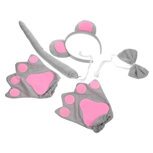Warmhm 1 Satz Kostüm Set Zubehör mit Haarreif und Handschuhen Teiliges Set für Karneval Halloween und Geburtstagsfeiern Leicht und Bequem für Rollenspiele und Cosplay Warmhm 1 Satz Kostüm Set Zubehör mit Haarreif und Handschuhen Teiliges Set für Karneval Halloween und Geburtstagsfeiern Leicht und Bequem für Rollenspiele und Cosplay von Warmhm