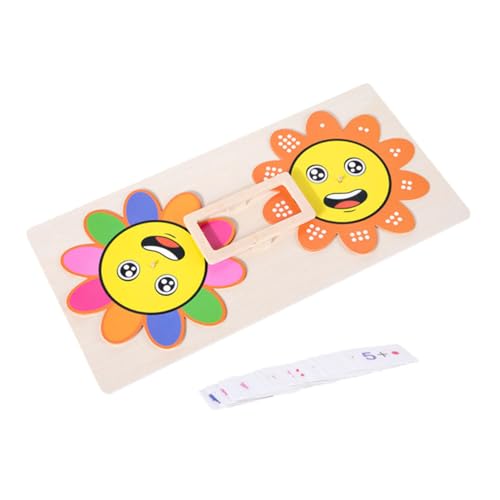 Warmhm 1 Satz Kreatives Lernspielzeug Kinderzahl Puzzle mit Sonnenblumen Design Fördert Logisches Hand Augen Koordination und Kognitive Fähigkeiten für Vorschulkinder von Warmhm