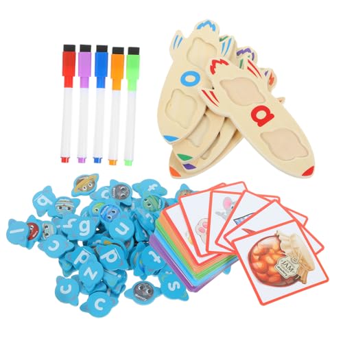 Warmhm Englischen Buchstaben Zum Lernen Von Rechtschreibung Für Junge Mädchen Alphabet-Puzzle-Spielzeug Zum Lernen Kognitives Buchstabenspielzeug Für Junge Mädchen von Warmhm