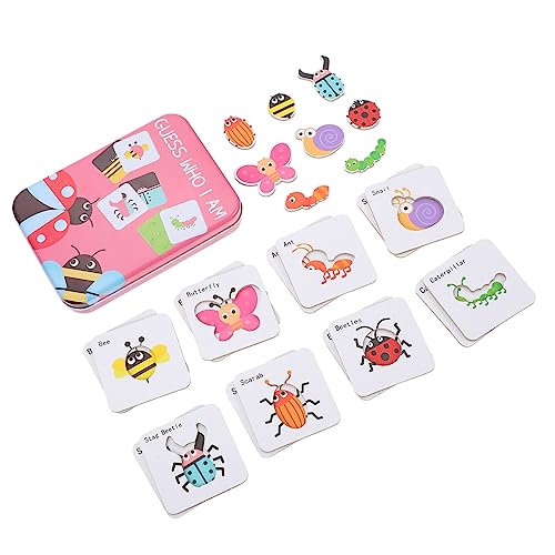 Warmhm 1 Satz Kreatives Lernspielzeug für Interaktives Insekten Puzzle Kognitiven Fähigkeiten Hand Augen Koordination und Farbenverständnis Gemeinsames mit Eltern von Warmhm