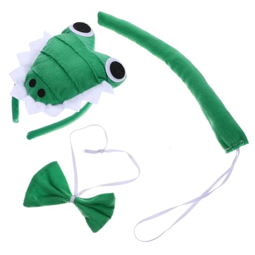 Warmhm 1 Satz Krokodil Kostüm Set Teiliges Accessoire mit Stirnband Fliege und für Halloween Mottoparty und Cosplay Leicht und Langlebig Warmhm 1 Satz Krokodil Kostüm Set Teiliges Accessoire mit Stirnband Fliege und für Halloween Mottoparty und Cosplay Leicht und Langlebig von Warmhm