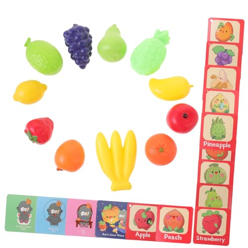 Warmhm 1 Satz Künstliche Früchte Lernkarten Interaktive Spielzeugkarten für Kleinkinder zur Früherkennung für Kreative Spiele Gedächtnistraining und Vielseitigen Einsatz im Klassenzimmer Warmhm 1 Satz Künstliche Früchte Lernkarten Interaktive Spielzeugkarten für Kleinkinder zur Früherkennung für Kreative Spiele Gedächtnistraining und Vielseitigen Einsatz im Klassenzimmer von Warmhm