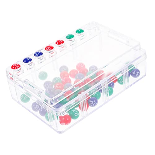 Warmhm 1 Satz Lotteriemaschine Party Klein Verlosen Spielmaschine Nummernwähler Glückszahl-Picking-Maschine Nummerierte Bälle 1 50 Spieleprop Für Rechts Plastik Warmhm 1 Satz Lotteriemaschine Party Klein Verlosen Spielmaschine Nummernwähler Glückszahl-Picking-Maschine Nummerierte Bälle 1 50 Spieleprop Für Rechts Plastik von Warmhm