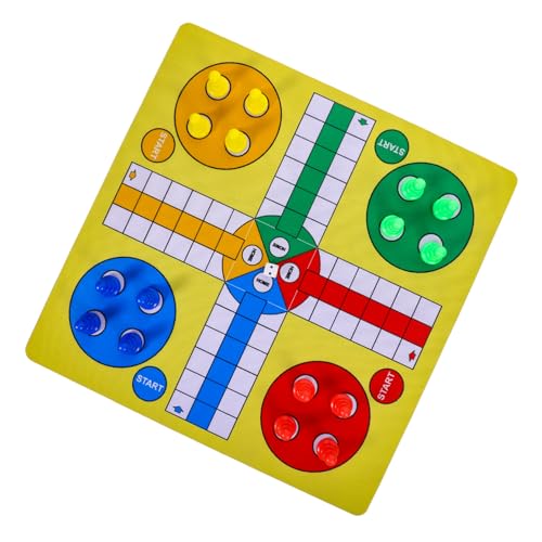Warmhm 1 Satz Ludo-Schachspiel tragbares fliegendes Schach interaktives Schachspielzeug Tischschachspielzeug bequemes Schachspielzeug Schach Gummi Yellow Warmhm 1 Satz Ludo-Schachspiel tragbares fliegendes Schach interaktives Schachspielzeug Tischschachspielzeug bequemes Schachspielzeug Schach Gummi Yellow von Warmhm