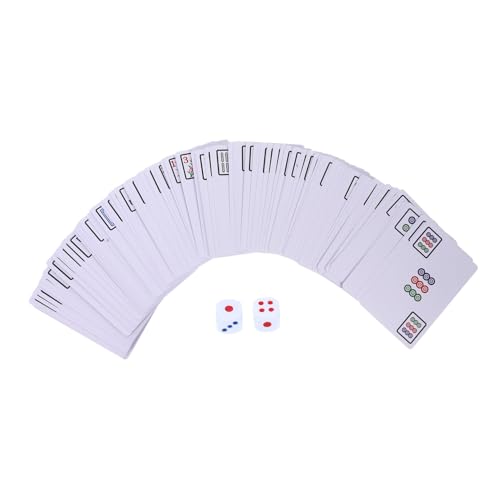 Warmhm 1 Satz Mahjong Poker Party Faltbar Mahjong-Karten Reisen Sportkarten Mahjongg-zubehör Karten Familienspiel Spielkarte Mini-kartenspiel Zahlenkarten Bunt PVC Warmhm 1 Satz Mahjong Poker Party Faltbar Mahjong-Karten Reisen Sportkarten Mahjongg-zubehör Karten Familienspiel Spielkarte Mini-kartenspiel Zahlenkarten Bunt PVC von Warmhm