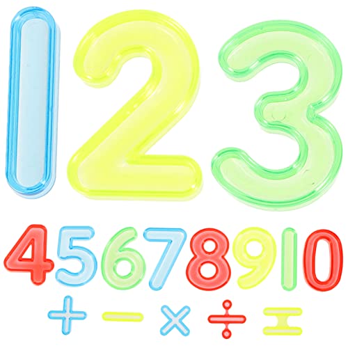 Warmhm 1 Satz Mathematische Bausteine Lernspielzeug für Rechenoperationen für Frühkindliche Bildung Aufbewahrungsbox und Operatoren von Warmhm
