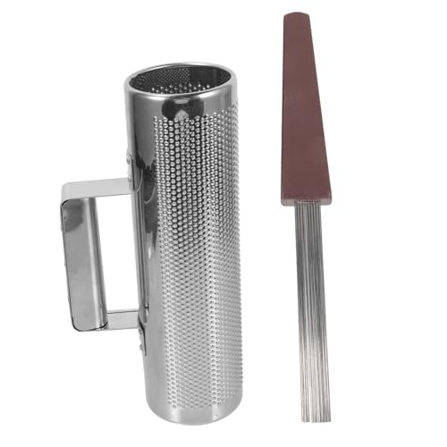 Warmhm 1 Satz Metal Guiro Instrument mit Schaber Professionelles Percussion Instrument für Musikalisches von Koordination und Kreativität Langlebig von Warmhm
