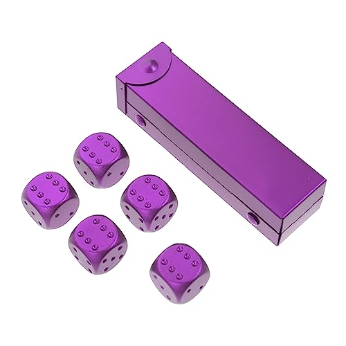 Warmhm 1 Satz Metallwürfel große Würfel sechsseitige Würfel riesige Würfel Würfelfach Jumbo настольные игры Table Gaming einfache kleine Würfel Würfel-Stütze Aluminiumlegierung Violett Warmhm 1 Satz Metallwürfel große Würfel sechsseitige Würfel riesige Würfel Würfelfach Jumbo настольные игры Table Gaming einfache kleine Würfel Würfel-Stütze Aluminiumlegierung Violett von Warmhm