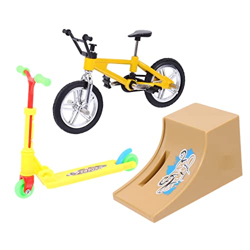 Warmhm 1 Satz Mini Finger Sportspielzeug Finger Skateboard und Rampe für Kreatives und Dekoration und Stressabbau für Erwachsene Warmhm 1 Satz Mini Finger Sportspielzeug Finger Skateboard und Rampe für Kreatives und Dekoration und Stressabbau für Erwachsene von Warmhm