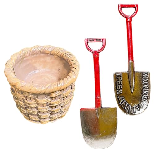 Warmhm 1 Satz Mini-Schaufel für kinderspielzeug Pflanzendekoration genschenkideen bastelzeug Korb Garten Gnom klein Mini-Hauswerkzeuge Mini-Hausgartendekore Metall Warmhm 1 Satz Mini-Schaufel für kinderspielzeug Pflanzendekoration genschenkideen bastelzeug Korb Garten Gnom klein Mini-Hauswerkzeuge Mini-Hausgartendekore Metall von Warmhm