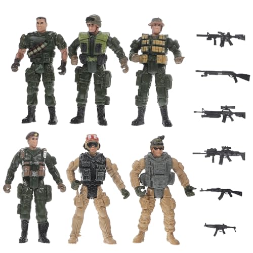 Warmhm 1 Satz Mini Soldaten Figuren Militärische Modelle für Sandtisch Dekoration Figuren Realistische Soldaten für Sammler und Bastler für Kreative Szenen Warmhm 1 Satz Mini Soldaten Figuren Militärische Modelle für Sandtisch Dekoration Figuren Realistische Soldaten für Sammler und Bastler für Kreative Szenen von Warmhm