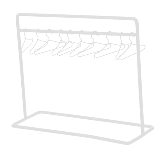 Warmhm 1 Satz Mini-aufhänger Puppenbett Mädchen Bausatz Tragehilfe Für Babypuppen Schließfach Miniatur Kommode Laufstall Für Babypuppen Puppenkleiderständer Mit Kleiderbügeln Weiß Eisen von Warmhm