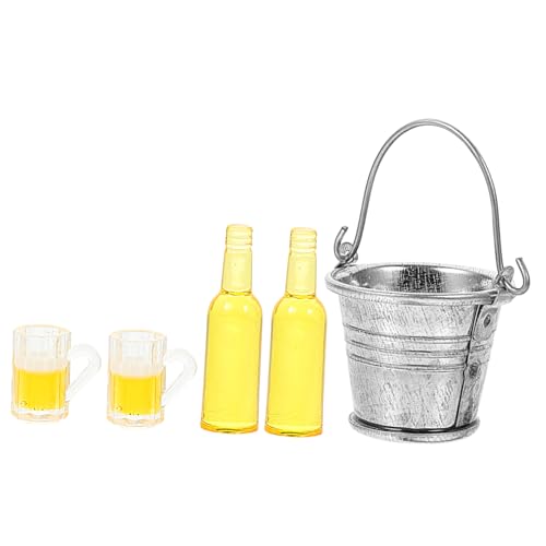 Warmhm 1 Satz Mini-bierset Miniatur-weinflasche So Tun, Als Ob Sie Tassen Bier Eimer Getränkeflasche Biergläser Bierflaschen Mini Verzinkte Eimer Mini-eiskübel Mini-eiswürfel Harz Warmhm 1 Satz Mini-bierset Miniatur-weinflasche So Tun, Als Ob Sie Tassen Bier Eimer Getränkeflasche Biergläser Bierflaschen Mini Verzinkte Eimer Mini-eiskübel Mini-eiswürfel Harz von Warmhm