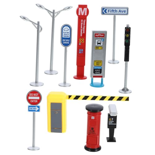 Warmhm 1 Satz Miniatur Transporteinrichtungen Signalschild Modellschilder Straßenband Spiele Teppich Autostrecke Fahren Kindersicherheit Verkehrsschild Außenverkehr Warmhm 1 Satz Miniatur Transporteinrichtungen Signalschild Modellschilder Straßenband Spiele Teppich Autostrecke Fahren Kindersicherheit Verkehrsschild Außenverkehr von Warmhm
