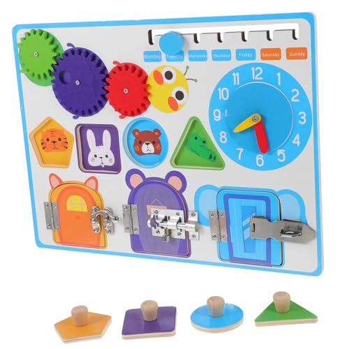 Warmhm 1 Satz Montessori Busy Board Multifunktionale Holzspieltafel für Kleinkinder Ab Jahr Fördert Feinmotorik und Sensorische Entwicklung für Jungen Lehrreich Warmhm 1 Satz Montessori Busy Board Multifunktionale Holzspieltafel für Kleinkinder Ab Jahr Fördert Feinmotorik und Sensorische Entwicklung für Jungen Lehrreich von Warmhm