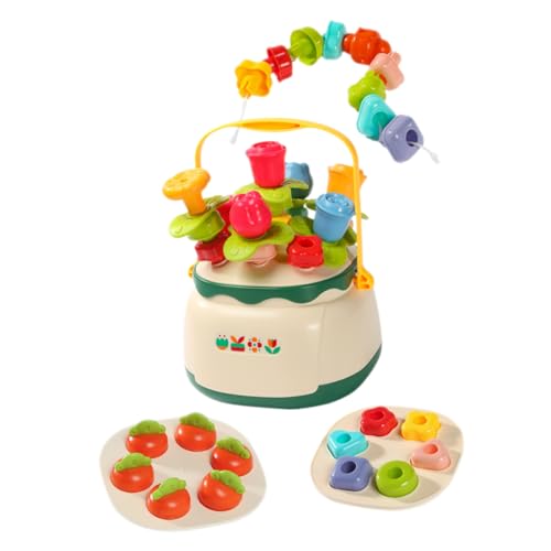 Warmhm 1 Satz Montessori für Fädelspiel mit Blumenkorb Lernspielzeug Feinmotorik und Logischem Sensory für Kleinkinder Bunt und Sicher für Gebrauch Warmhm 1 Satz Montessori für Fädelspiel mit Blumenkorb Lernspielzeug Feinmotorik und Logischem Sensory für Kleinkinder Bunt und Sicher für Gebrauch von Warmhm