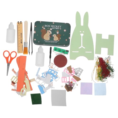 Warmhm 1 Satz Montieren Sie EIN Hausmodell Puppenhausdekoration Miniatur-puppenhaus-bausatz Puppenhausspielzeug Puppenhausverzierung Puppenhaus Zum Basteln Acryl Warmhm 1 Satz Montieren Sie EIN Hausmodell Puppenhausdekoration Miniatur-puppenhaus-bausatz Puppenhausspielzeug Puppenhausverzierung Puppenhaus Zum Basteln Acryl von Warmhm
