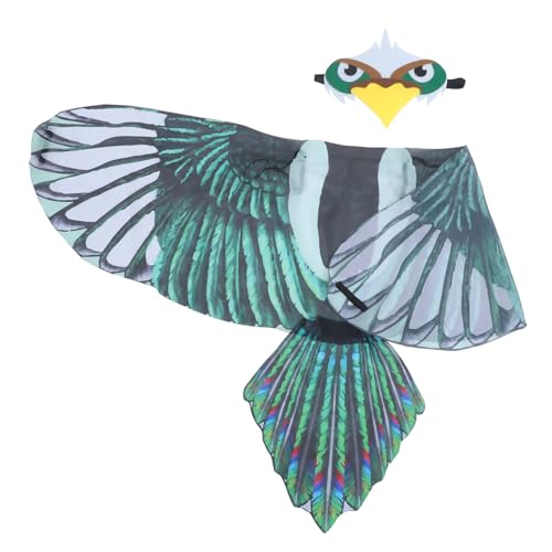 Warmhm 1 Satz Party-Vogelflügel-Set halloween costume halloween kleidung - Kinderkleidung halloween klamotten Verkleidung für Kinderkostüme Adler-Umhang-Requisite Cosplay-Flügel Chiffon von Warmhm
