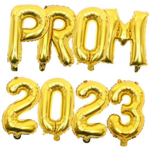 Warmhm 1 Satz Partyballons Neonballons Luftballons in Roségold Bankett Willkommen wand polsterung vintage dekoration hochzeitsdeko Feiertagsballons Abschlussballons Aluminiumfolie Golden von Warmhm