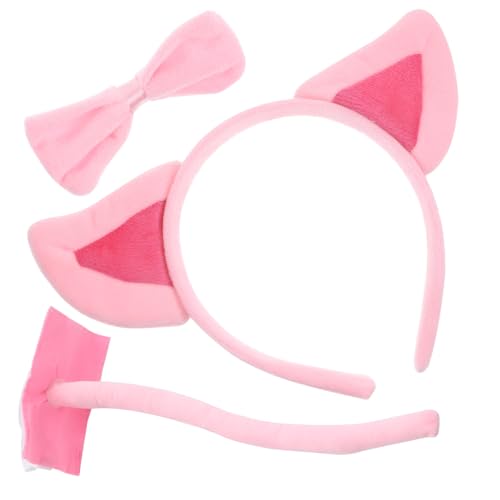 Warmhm 1 Satz Partykleidung Kostüme Für Tragegurt Stutzenhalter Cosplay Schweinekostüm Tanzendes Tierkostüm Kindergartenkostüm Kindergarten-tierkostüm Kostüm Stoff Rosa von Warmhm