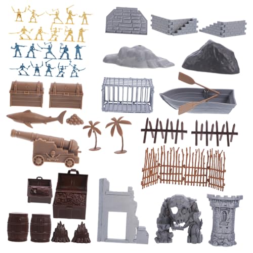 Warmhm 1 Satz Piraten Action Figuren für Teiliges Modellbau Kreative Dekoration für Sandkasten und Realistische Details Sicherer Kunststoff für Langanhaltenden Spaß Warmhm 1 Satz Piraten Action Figuren für Teiliges Modellbau Kreative Dekoration für Sandkasten und Realistische Details Sicherer Kunststoff für Langanhaltenden Spaß von Warmhm