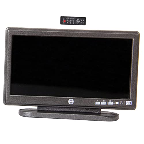 Warmhm 1 Satz Puppenhaus-Fernseher Kinderspielzeug Mini-Fernseher Zubehör Für Haushaltsgeräte Puppenhaus-Miniatur-szenenmodell Puppenhaus- -Requisite Mini-hausverzierung Plastik Black Warmhm 1 Satz Puppenhaus-Fernseher Kinderspielzeug Mini-Fernseher Zubehör Für Haushaltsgeräte Puppenhaus-Miniatur-szenenmodell Puppenhaus- -Requisite Mini-hausverzierung Plastik Black von Warmhm