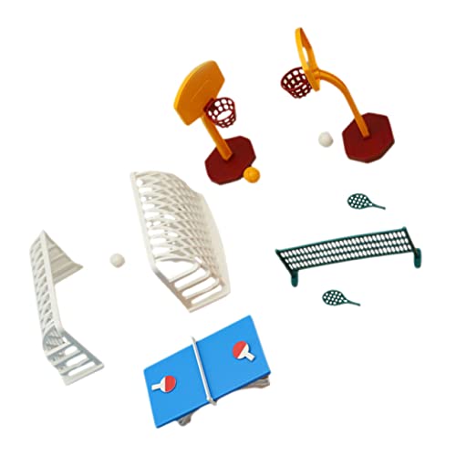 Warmhm 1 Satz Puppenhaus-basketballkorb Puppenmöbel Miniatur Mini-Puppen Minipuppen-Basketball Tischtennisball Tischtenniskelle Fussball Kuchen Deko Zubehör Modell Plastik Warmhm 1 Satz Puppenhaus-basketballkorb Puppenmöbel Miniatur Mini-Puppen Minipuppen-Basketball Tischtennisball Tischtenniskelle Fussball Kuchen Deko Zubehör Modell Plastik von Warmhm
