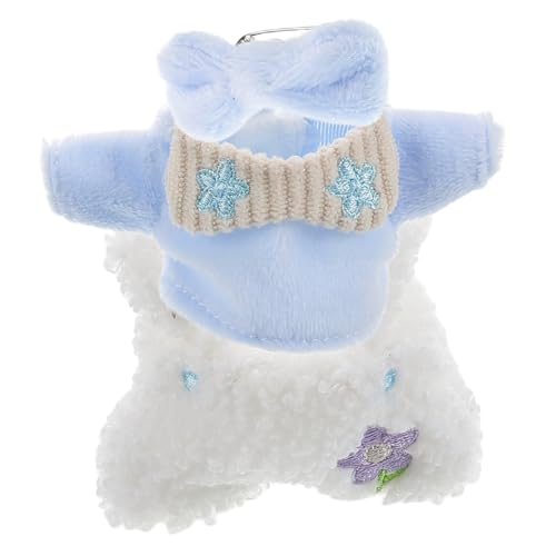 Warmhm 1 Satz Puppenkleidung Plüschkleidung Puppen-Outfit DIY Puppenmode Kuscheltier Schlafanzug Kleidung Kleider Tuch Hund klein Weihnachten Abschluss Polyester von Warmhm