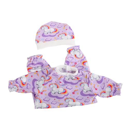 Warmhm 1 Satz Puppenkleidungsset Puppenkleidung Und Accessoires Wiedergeborenes Puppenzubehör Kleine Puppenkleidung Mini-Reborn-babypuppen Kleidung Für Wiedergeborene Babypuppen Stoff von Warmhm