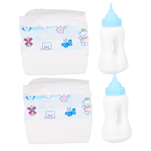 Warmhm 1 Satz Puppenzubehör Kleine Futterflaschen Simulation Flaschenspielzeug Zubehör Für Puppenwindeln Puppensaftflaschen Babypuppenflaschen Für Mädchen Puppenfutterflasche Plastik Warmhm 1 Satz Puppenzubehör Kleine Futterflaschen Simulation Flaschenspielzeug Zubehör Für Puppenwindeln Puppensaftflaschen Babypuppenflaschen Für Mädchen Puppenfutterflasche Plastik von Warmhm