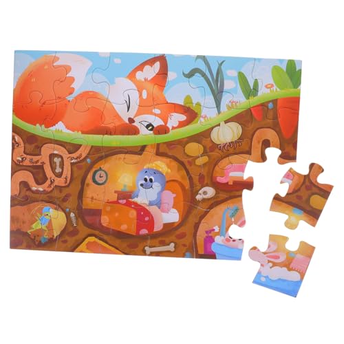 Warmhm 1 Satz Puzzleset für Kleinkinder Fördert Kreativität und Logisches Lernspielzeug für Alter von Jahren Farbenfrohe Puzzlestücke für Spielerisches Lernen von Warmhm