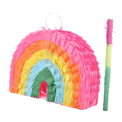 Warmhm 1 Satz Rainbow Piñata für Kindergeburtstag Teiliges mit Buntem Piñata Stick Dekoration für Mädchenparty Spaßige Aktivitäten und Gastgeschenke für Unvergessliche Feiern Warmhm 1 Satz Rainbow Piñata für Kindergeburtstag Teiliges mit Buntem Piñata Stick Dekoration für Mädchenparty Spaßige Aktivitäten und Gastgeschenke für Unvergessliche Feiern von Warmhm