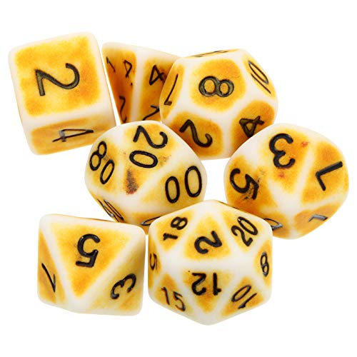 Warmhm 1 Satz Retro Polyhedral Teilig Leicht und Tragbar für Brettspiele und Partys mit Großen für Einfaches Perfektes Zubehör für Spielabende mit Freunden Warmhm 1 Satz Retro Polyhedral Teilig Leicht und Tragbar für Brettspiele und Partys mit Großen für Einfaches Perfektes Zubehör für Spielabende mit Freunden von Warmhm