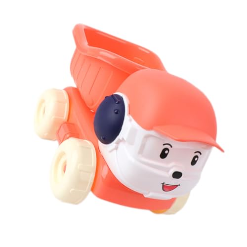 Warmhm 1 Satz Sandspielzeug Set für Tragbares und Fahrzeugspielzeug mit Sandformen Lustige Strandspielzeuge für Outdoor Aktivitäten Orange von Warmhm