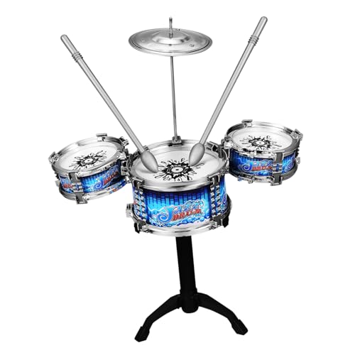 Warmhm 1 Satz Schlagzeugset Einstellbare Höhe Musikinstrument für Pädagogisches Blauer Farbgebung Geburtstagsgeschenke und Musikalische Frühbildung Warmhm 1 Satz Schlagzeugset Einstellbare Höhe Musikinstrument für Pädagogisches Blauer Farbgebung Geburtstagsgeschenke und Musikalische Frühbildung von Warmhm