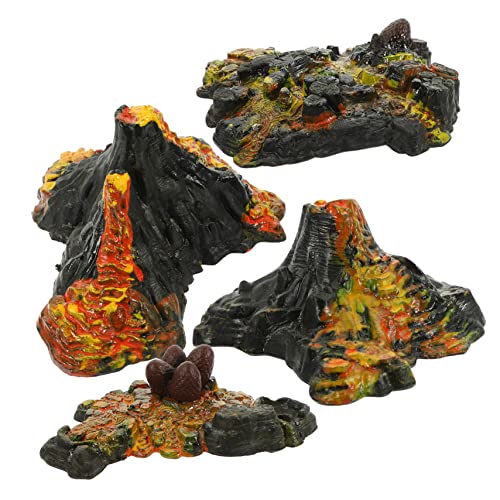 Warmhm 1 Satz Simulation Modell Vulkane für Sandtisch Dekoration Realistische Statue für Lernspiel und Mikrolandschaft Deko No von Warmhm