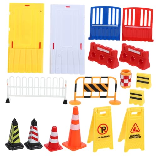 Warmhm 1 Satz Straßenverkehrsbarrikadenmodell sensorisches für Blockierung Verkehrsspielzeug winziges Verkehrsübergie -Signalspielzeug Mini-Verkehrsstraßensperren Plastik Warmhm 1 Satz Straßenverkehrsbarrikadenmodell sensorisches für Blockierung Verkehrsspielzeug winziges Verkehrsübergie -Signalspielzeug Mini-Verkehrsstraßensperren Plastik von Warmhm